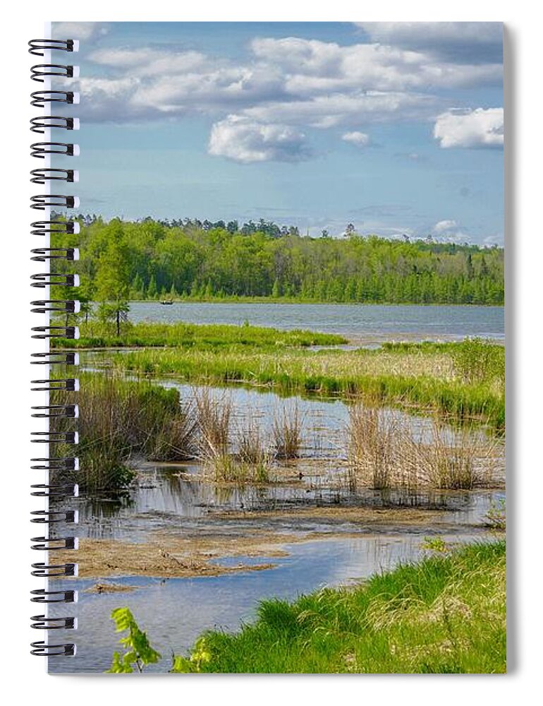 River Spiral Notebook featuring the photograph Lake Itasca Beauty by Susan Rydberg