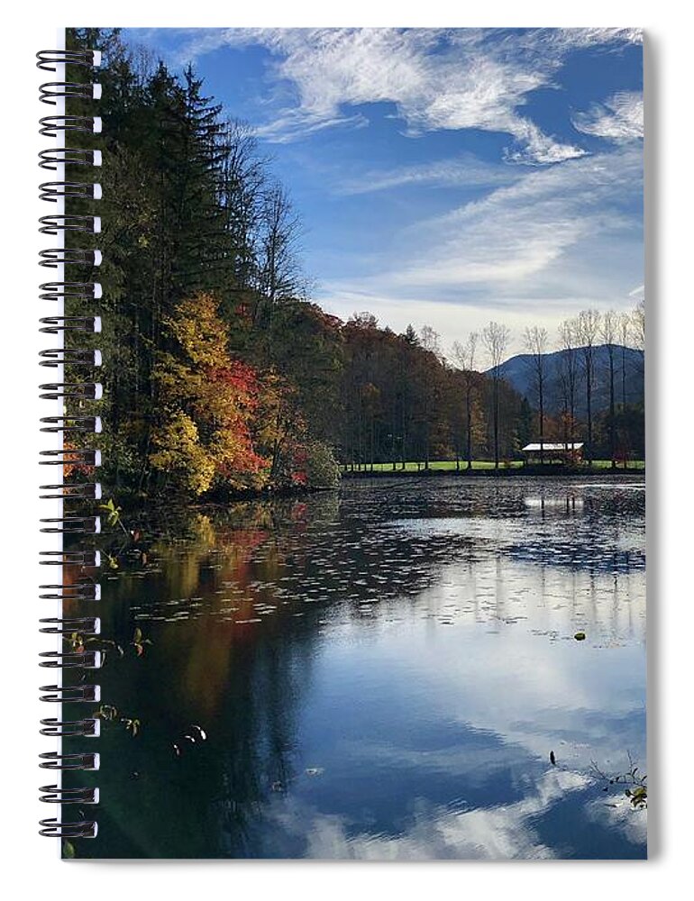 Lake Logan Spiral Notebook featuring the photograph Lake Logan by Flavia Westerwelle