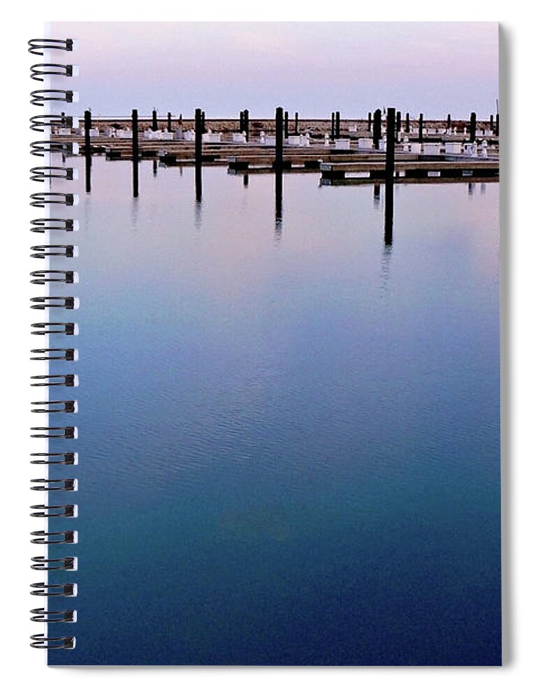 Lake Michigan Spiral Notebook featuring the photograph Lake by Lynn Fagerlie
