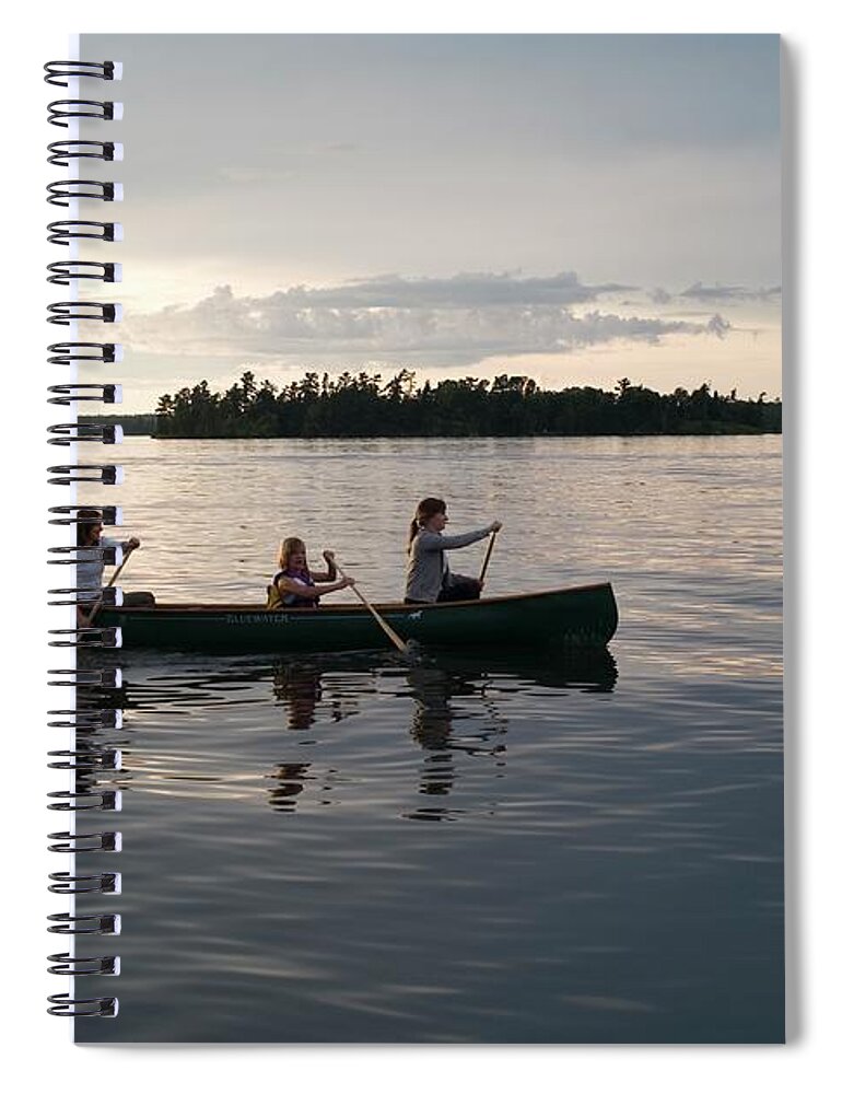Tranquility Spiral Notebook featuring the photograph Lake Of The Woods, Ontario, Canada by Design Pics/keith Levit