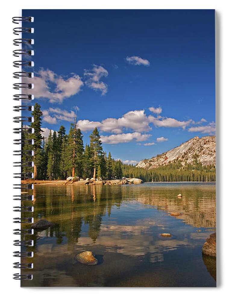 Scenics Spiral Notebook featuring the photograph Lake Reflection by Sean Duan
