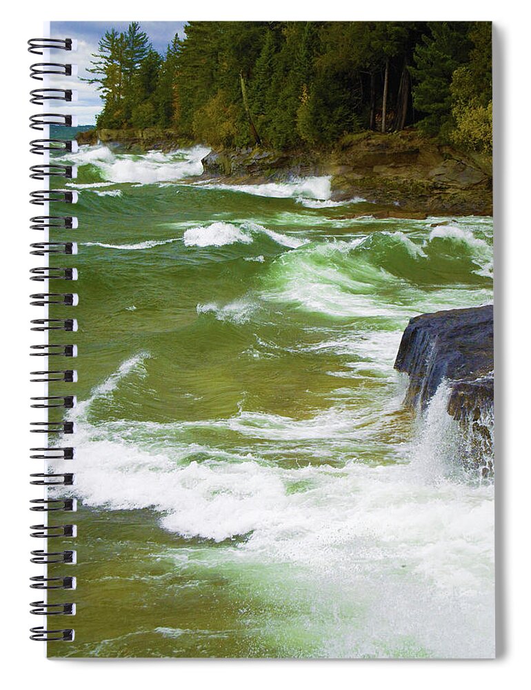 Lake Superior Spiral Notebook featuring the photograph Lake Superior by Tom Kelly