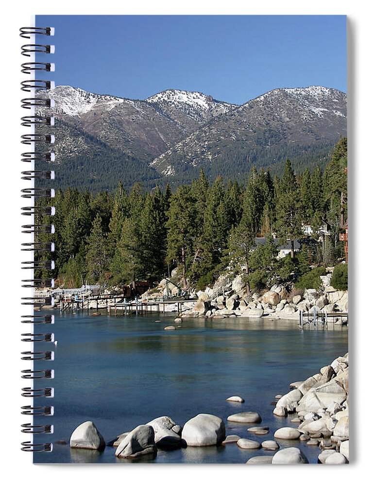 European Alps Spiral Notebook featuring the photograph Lake Tahoe by Iceninephoto