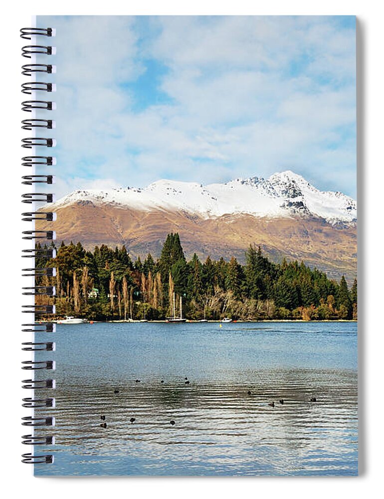 Tranquility Spiral Notebook featuring the photograph Lake Wakatipu by Bruce Hood