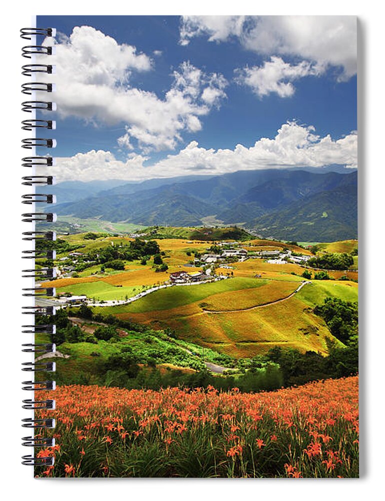 Scenics Spiral Notebook featuring the photograph Landscape by Ryan 2 Image