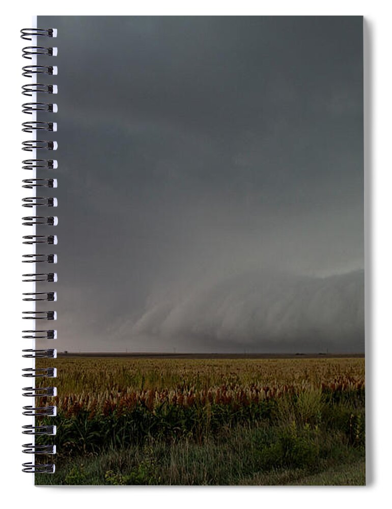 Nebraskasc Spiral Notebook featuring the photograph Last Storm Chase of 2017 018 by NebraskaSC