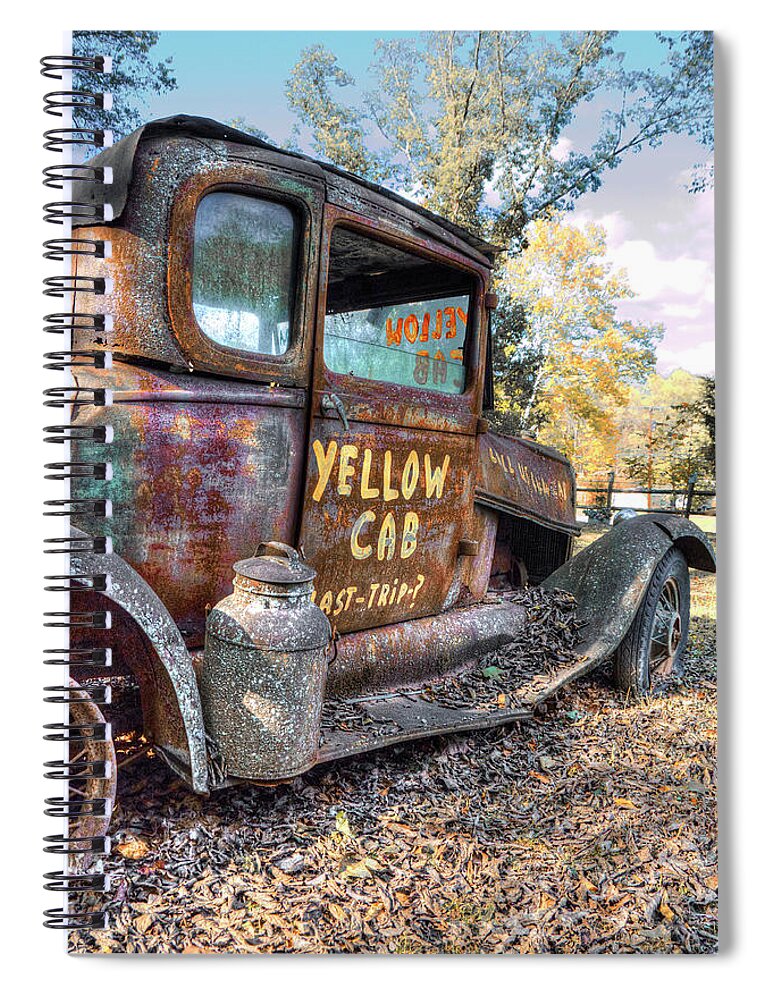 Old Car Spiral Notebook featuring the photograph Last Trip by Randall Dill