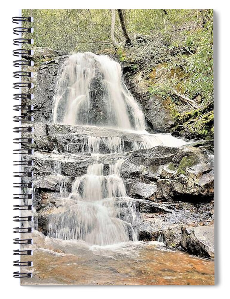Waterfalls Spiral Notebook featuring the photograph Laurel Falls by Merle Grenz