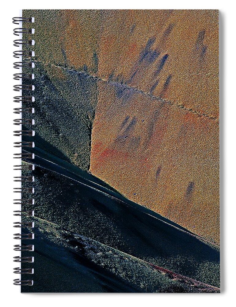 Oregon Spiral Notebook featuring the photograph Layers by Steve Warnstaff