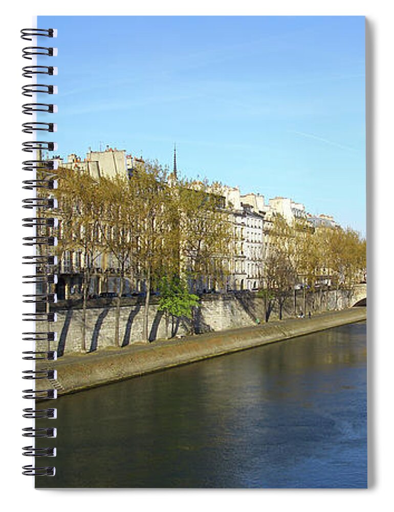Apartment Spiral Notebook featuring the photograph Île De La Cité, Paris by Martial Colomb
