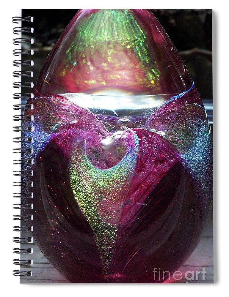 Light Catcher Spiral Notebook featuring the photograph Light Catcher by Julie Rauscher