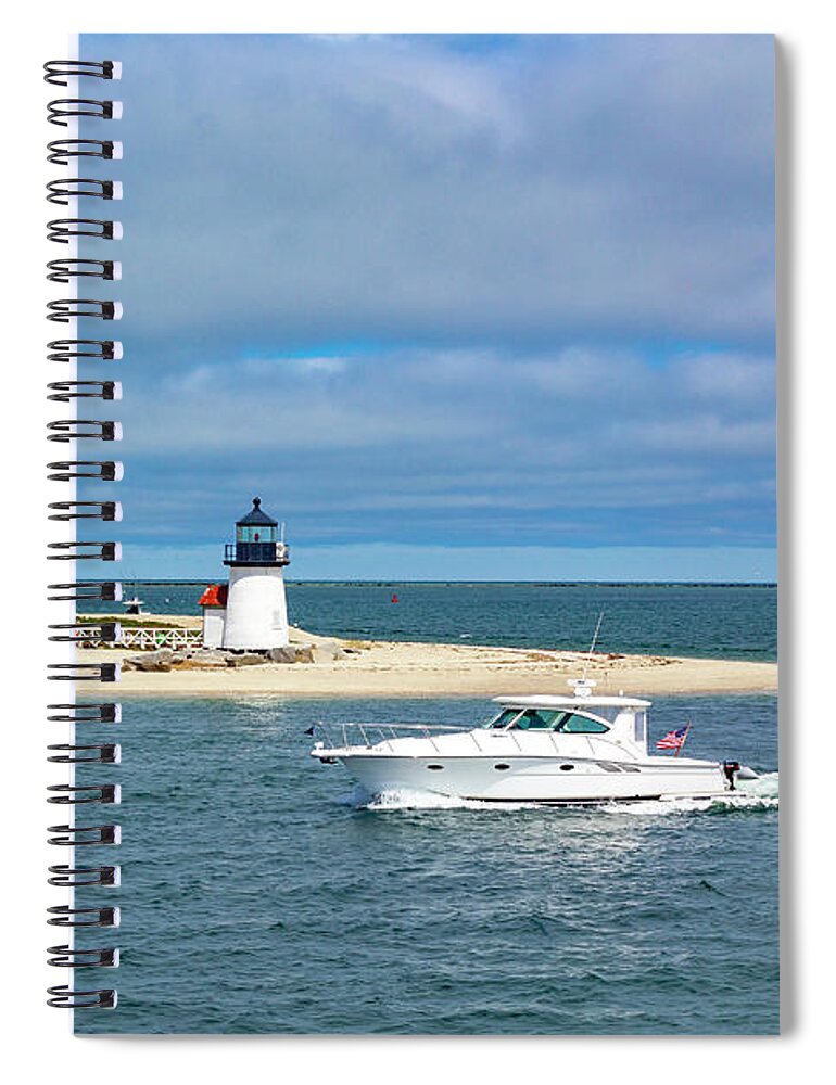 Lighthouse Artwork 7179 Spiral Notebook featuring the photograph Lighthouse Artwork 7179 by Carlos Diaz