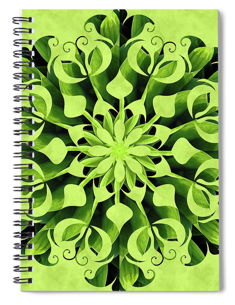 Lilly Of The Valley Spiral Notebook featuring the photograph Lily of the Valley by Minnie Gallman