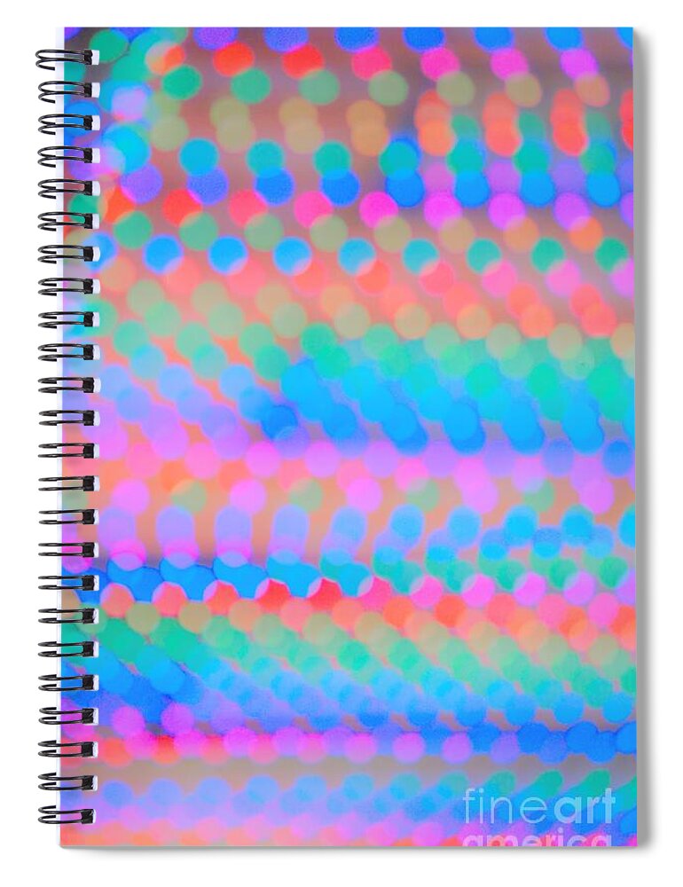 Lights Spiral Notebook featuring the photograph Lit Up Brightly by Merle Grenz