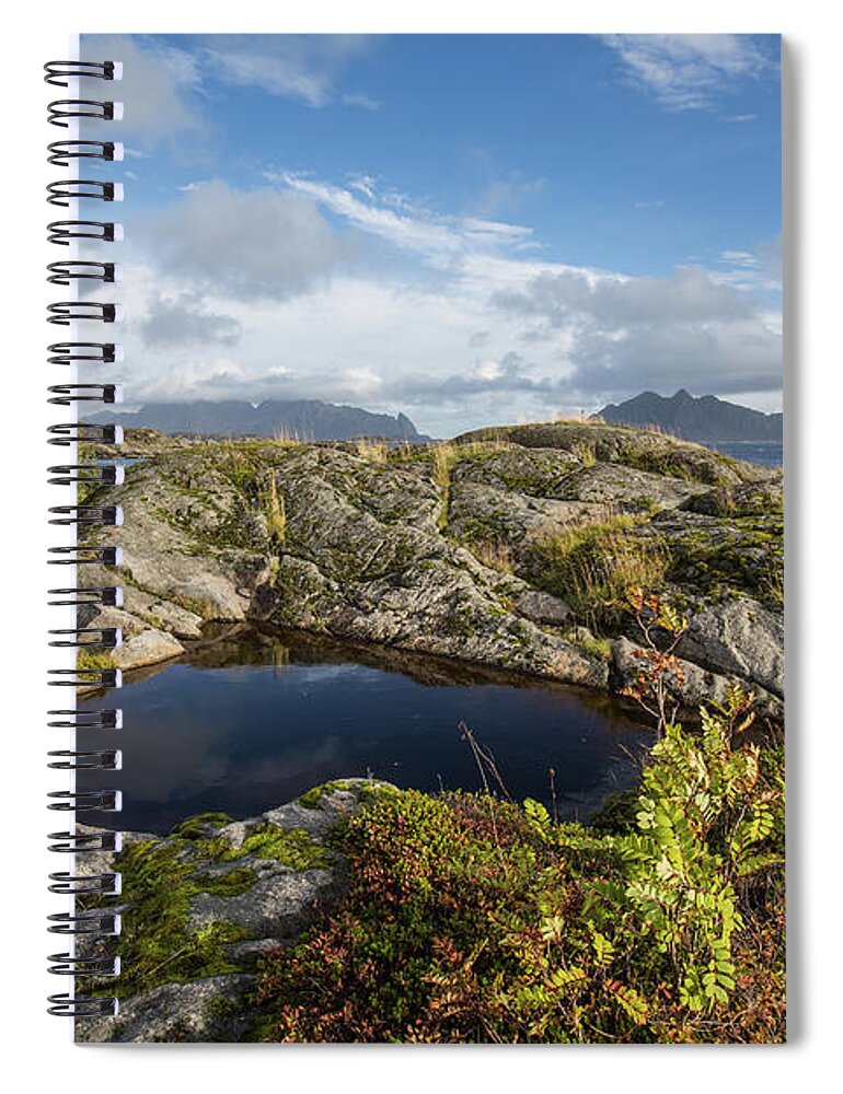 Lofoten Islands Spiral Notebook featuring the photograph Lofoten Magic by Eva Lechner
