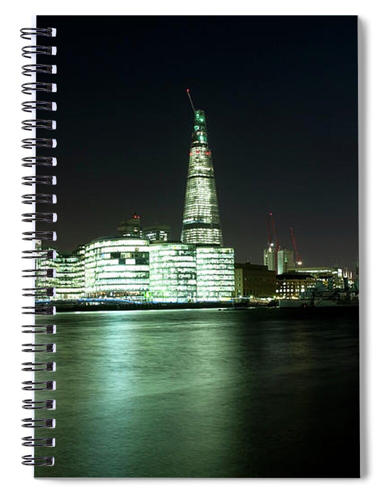 Corporate Business Spiral Notebook featuring the photograph London Skyline by Majaiva