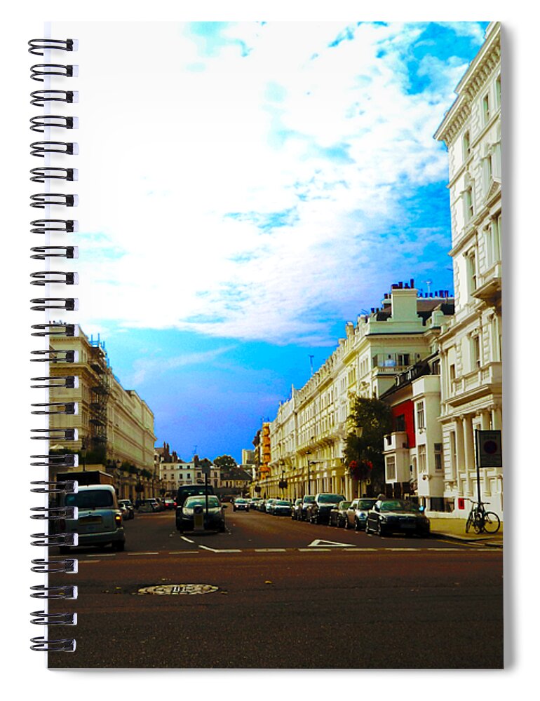  Spiral Notebook featuring the digital art 00016 by Adrian Maggio