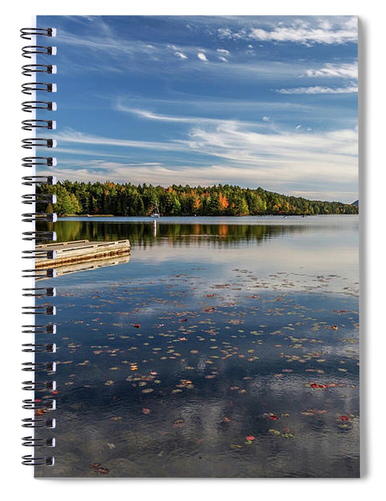 Maine Spiral Notebook featuring the photograph Looking Out by Karin Pinkham