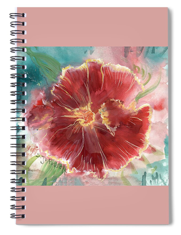 Love Is Power Spiral Notebook featuring the painting Love is Power by Sheri Jo Posselt