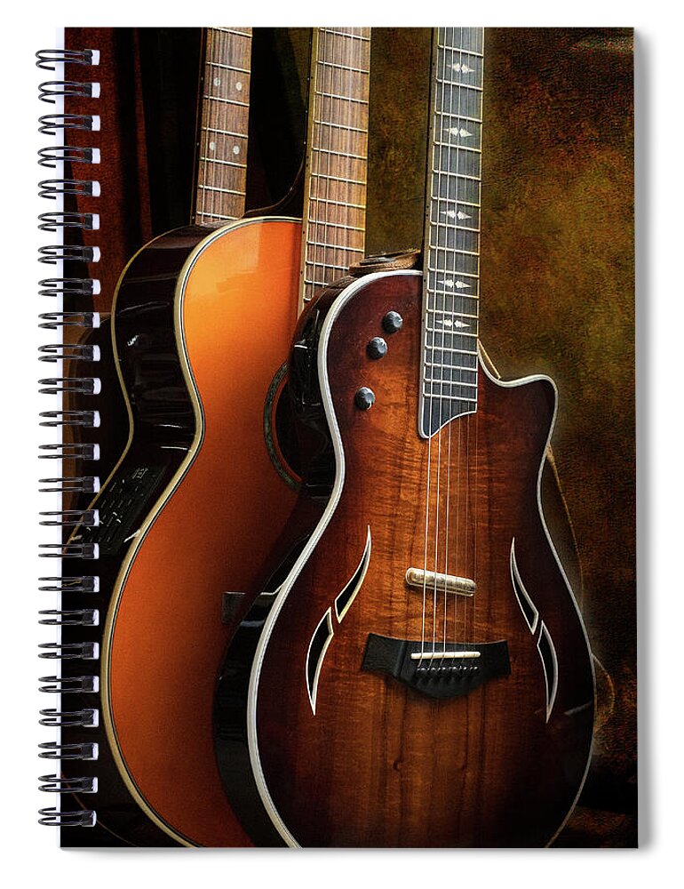 Music Spiral Notebook featuring the photograph Love of Music by John Rivera