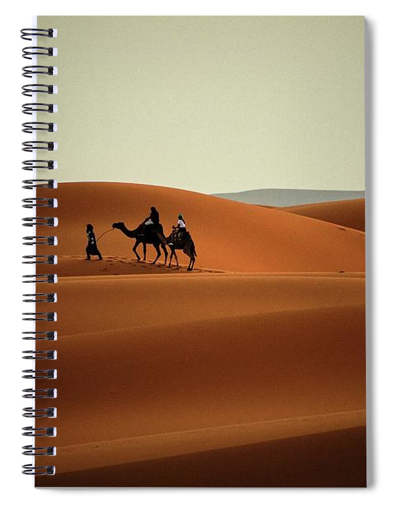 Africa Spiral Notebook featuring the photograph Majestic Sahara by Robert Grac