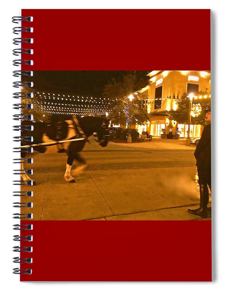 Make Way Spiral Notebook featuring the photograph Make Way by Debra Grace Addison