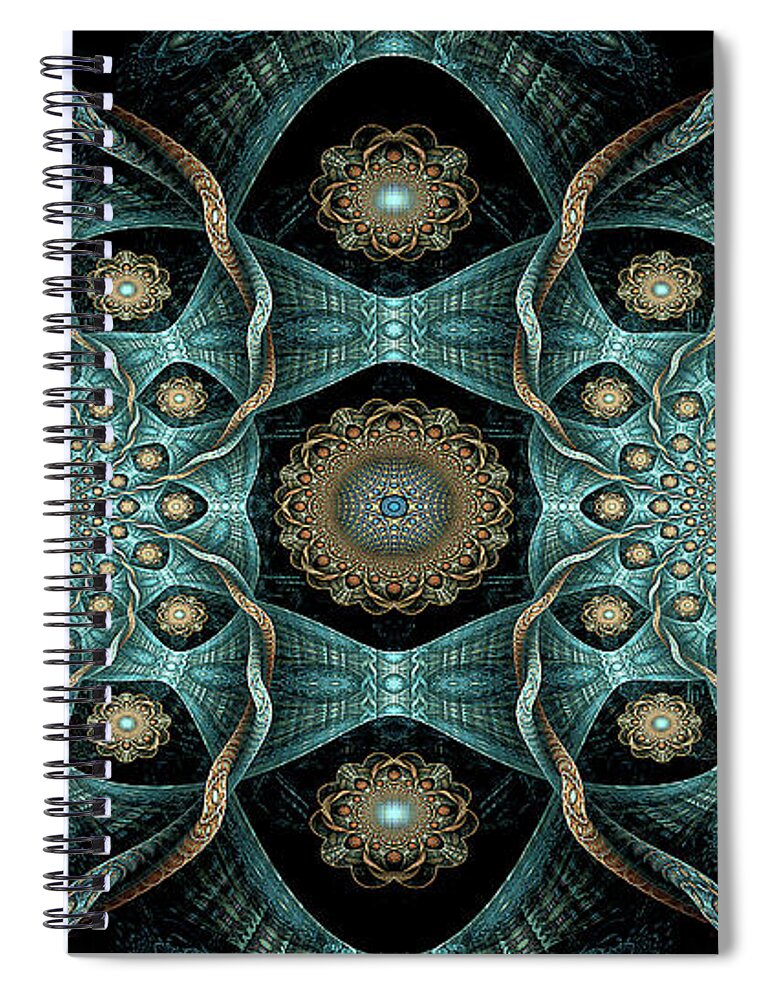 Malachi Spiral Notebook featuring the digital art Malachi by Missy Gainer