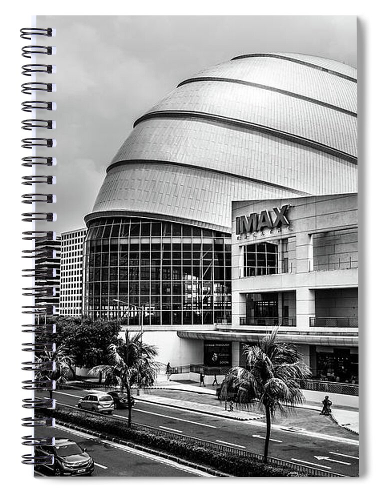 Manila Spiral Notebook featuring the photograph Mall Of Asia 3 by Michael Arend
