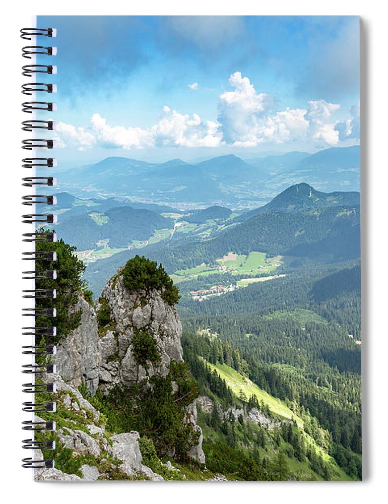 Nature Spiral Notebook featuring the photograph Mannlsteig, Berchtesgadener Land by Andreas Levi