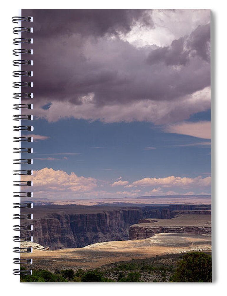 Tranquility Spiral Notebook featuring the photograph Marble Canyon With Sky Beyond by Timothy Hearsum