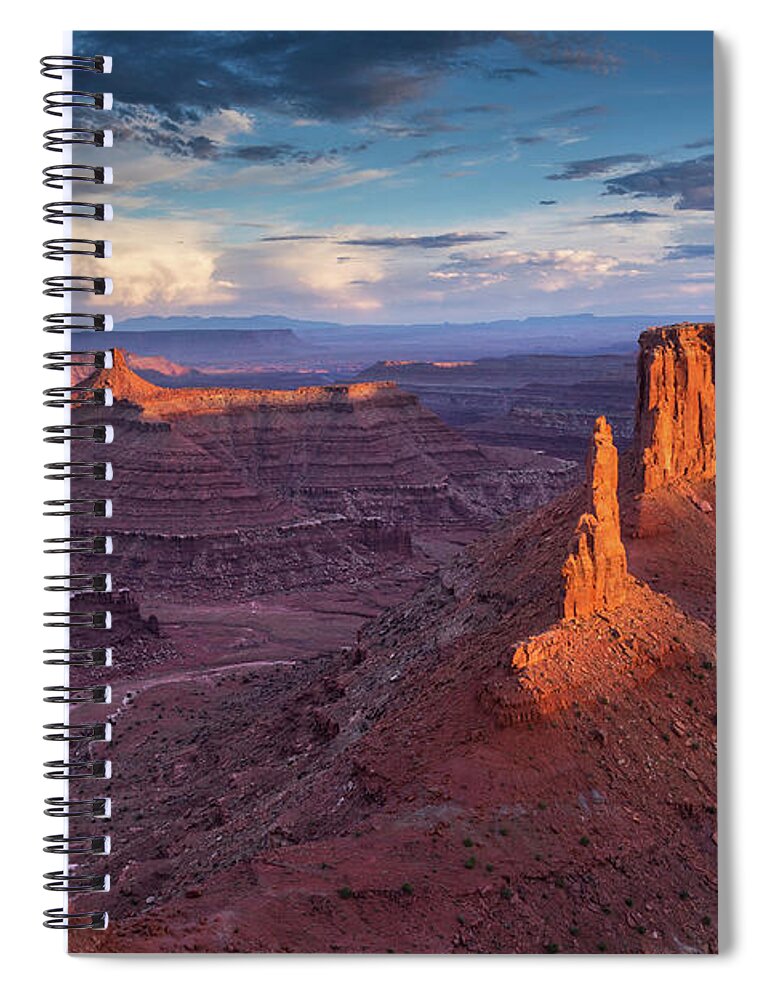 Canyonlands Spiral Notebook featuring the photograph Marlboro Point - A Different View by Dan Norris