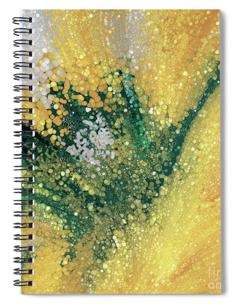 White Spiral Notebook featuring the painting Matthew 5 16. Let Your Light Shine by Mark Lawrence