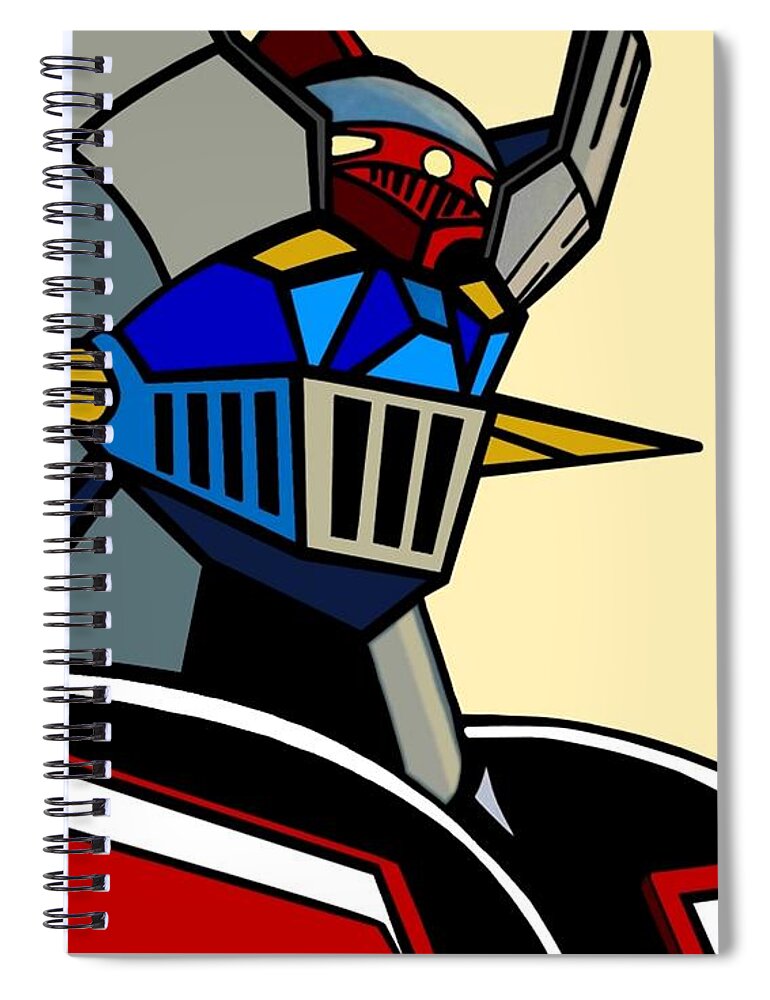 Mazinger Z Tranzor Z Mazinga Z Super Robot Painting Spiral Notebook