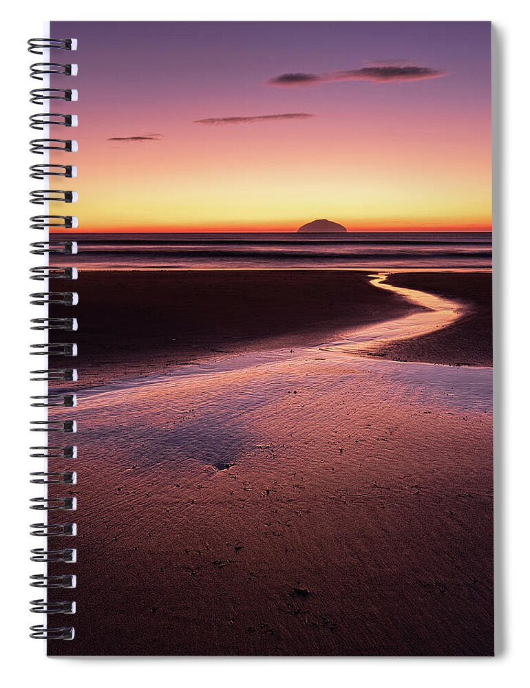 Adam West Spiral Notebook featuring the photograph Meander by Adam West