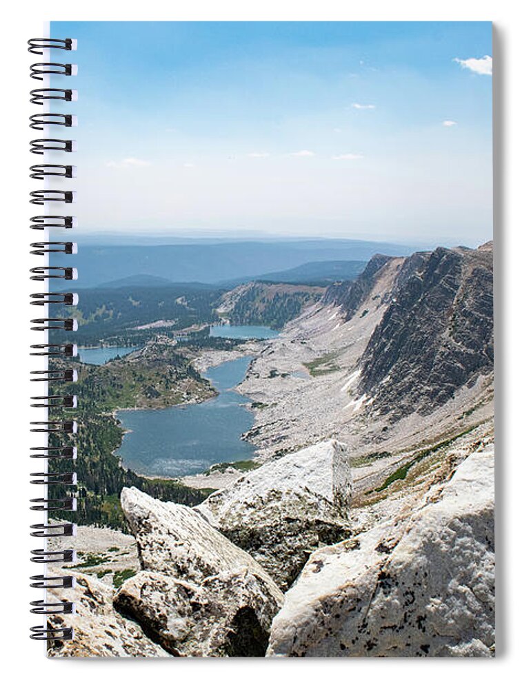 Mountain Spiral Notebook featuring the photograph Medicine Bow Peak by Nicole Lloyd