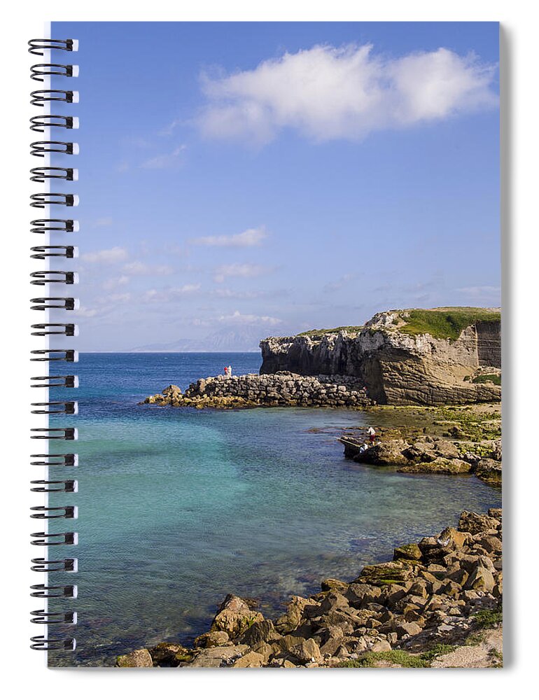 Scenics Spiral Notebook featuring the photograph Mediterranean Sea And Coastline by Maremagnum