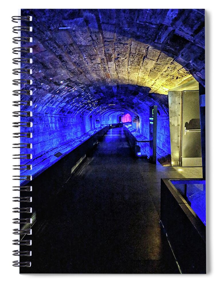Sewer System Spiral Notebook featuring the photograph Memory Collector by Portia Olaughlin