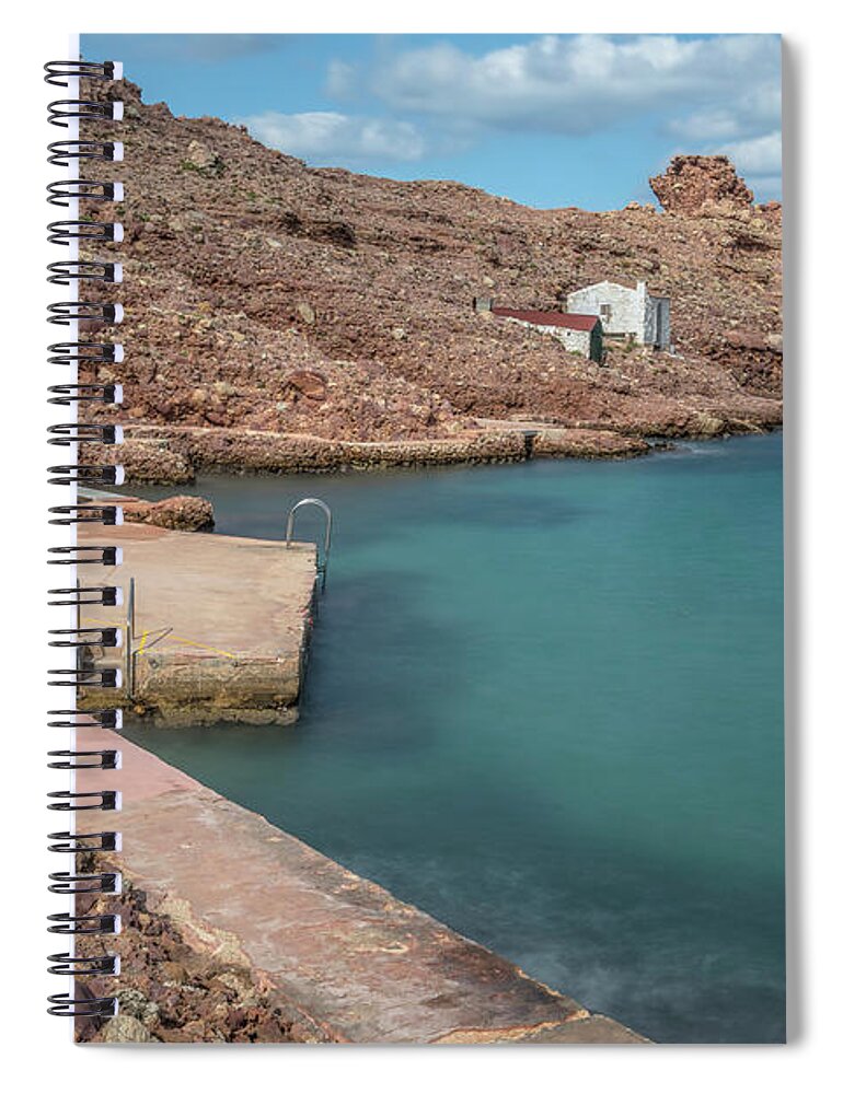 Cala Morell Spiral Notebook featuring the photograph Menorca - Spain by Joana Kruse