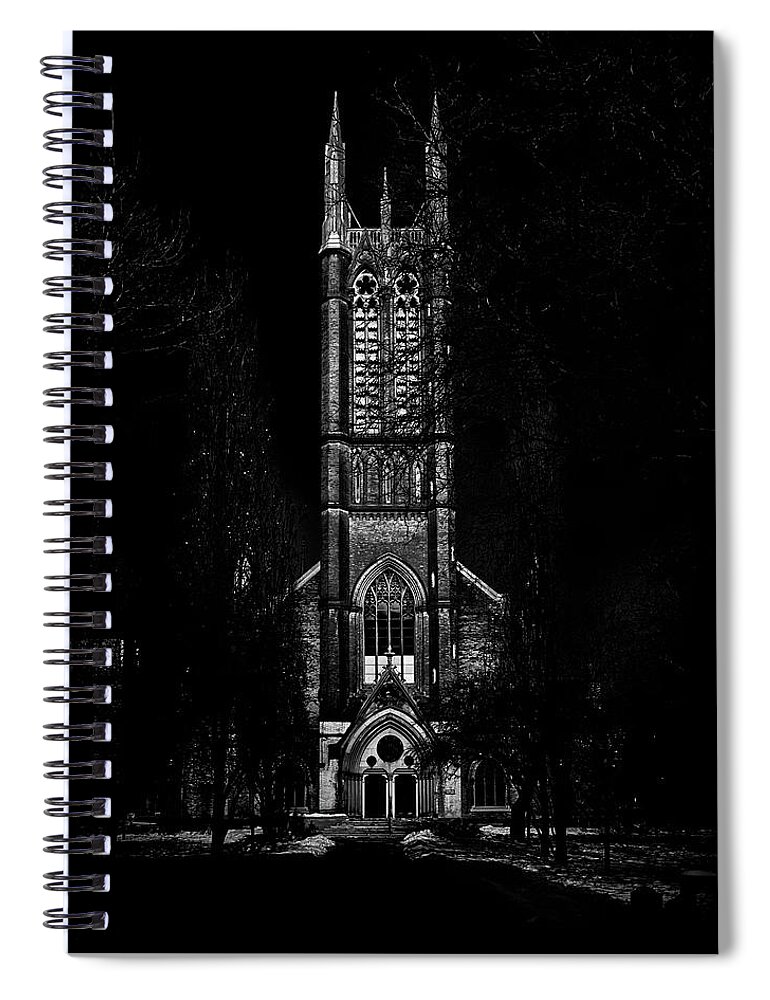 Brian Carson Spiral Notebook featuring the photograph Metropolitan United Church Toronto Canada 3 by Brian Carson