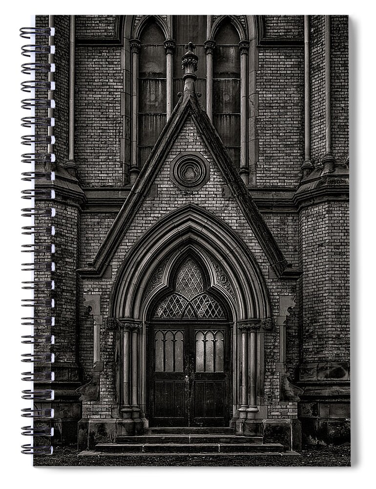 Brian Carson Spiral Notebook featuring the photograph Metropolitan United Church Toronto Canada 7 by Brian Carson