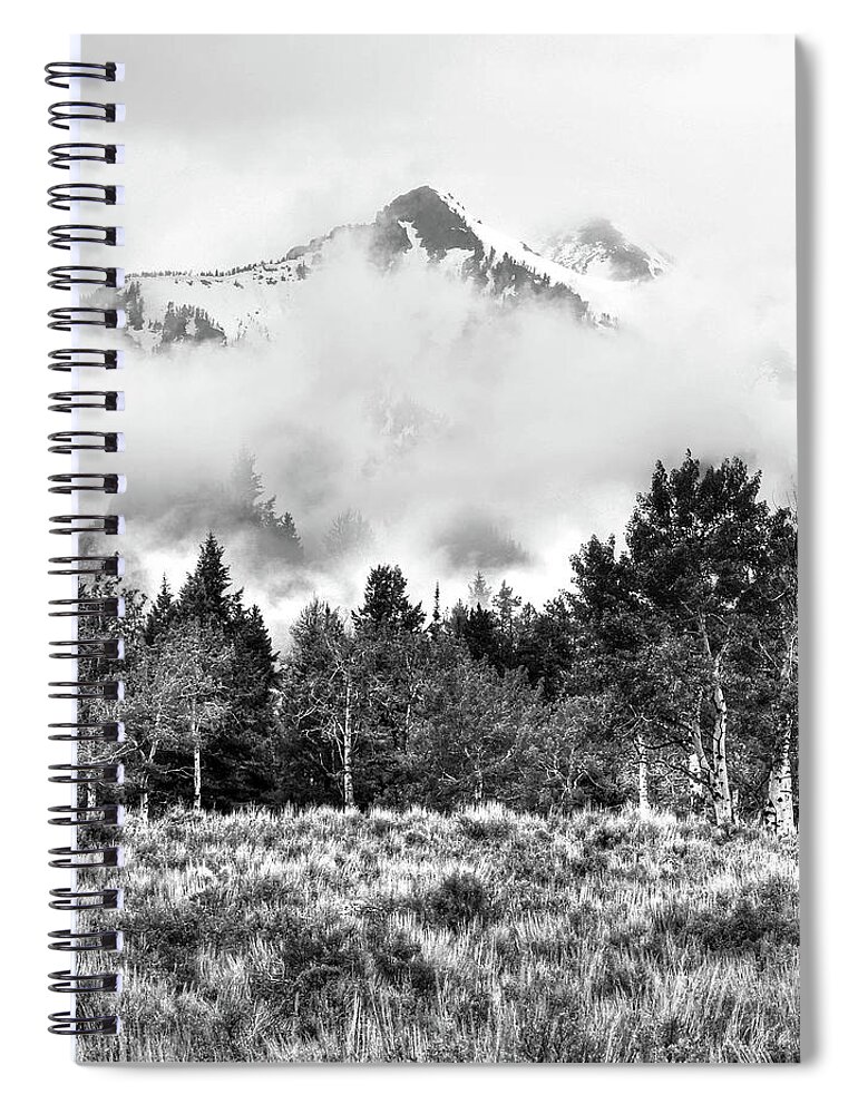 Sawtooth Mountains Spiral Notebook featuring the photograph Montana Mist by Randall Dill