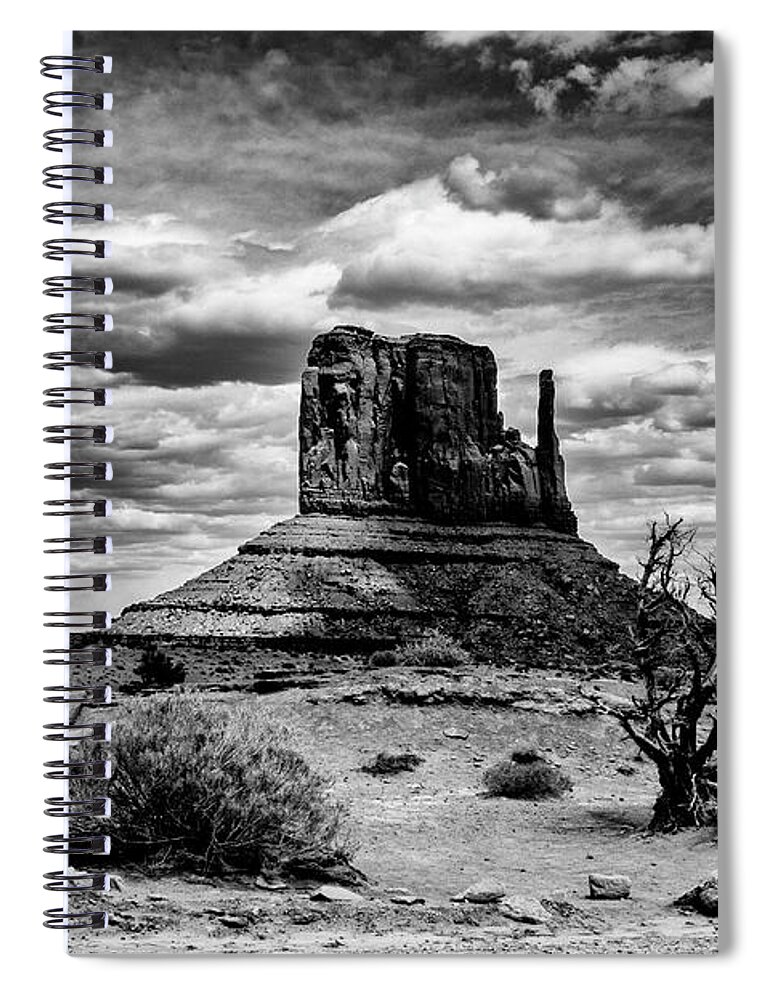 Dine Spiral Notebook featuring the photograph Monument Valley, June 2018 by Frank Winters
