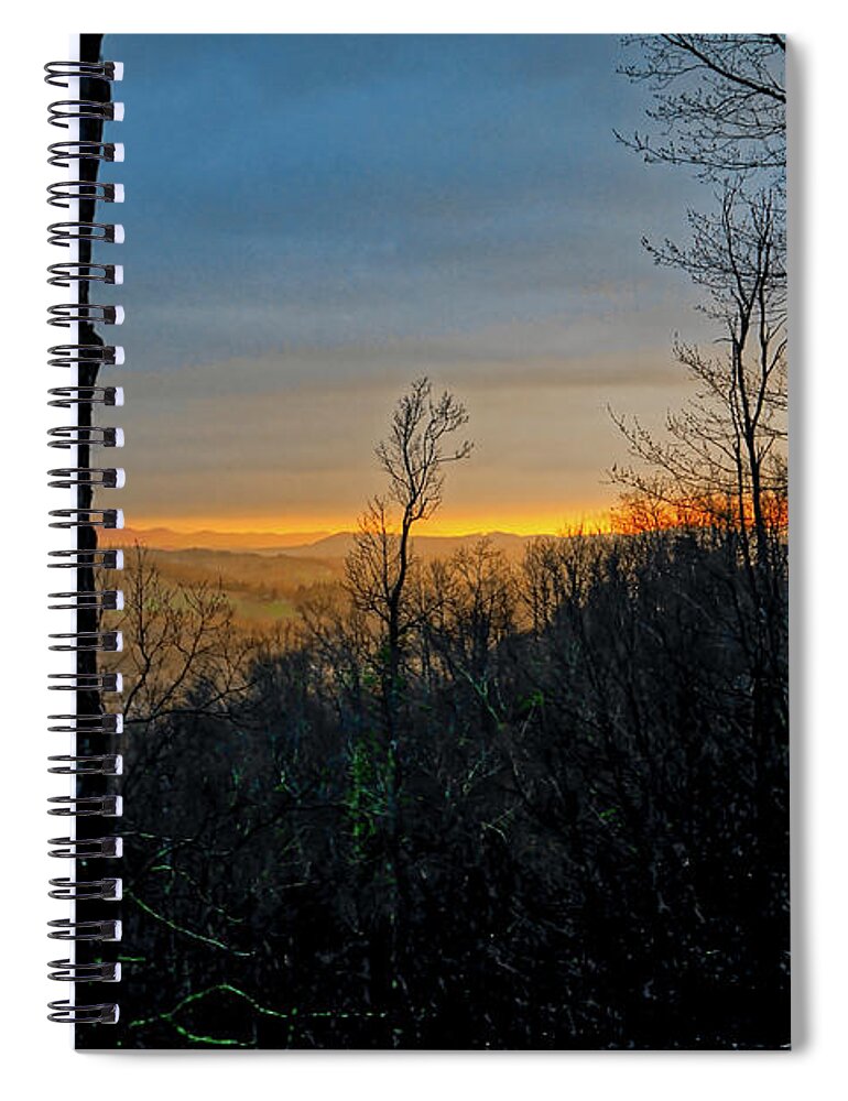 Deer Valley Spiral Notebook featuring the photograph Morning Glow Sunrise by Meta Gatschenberger