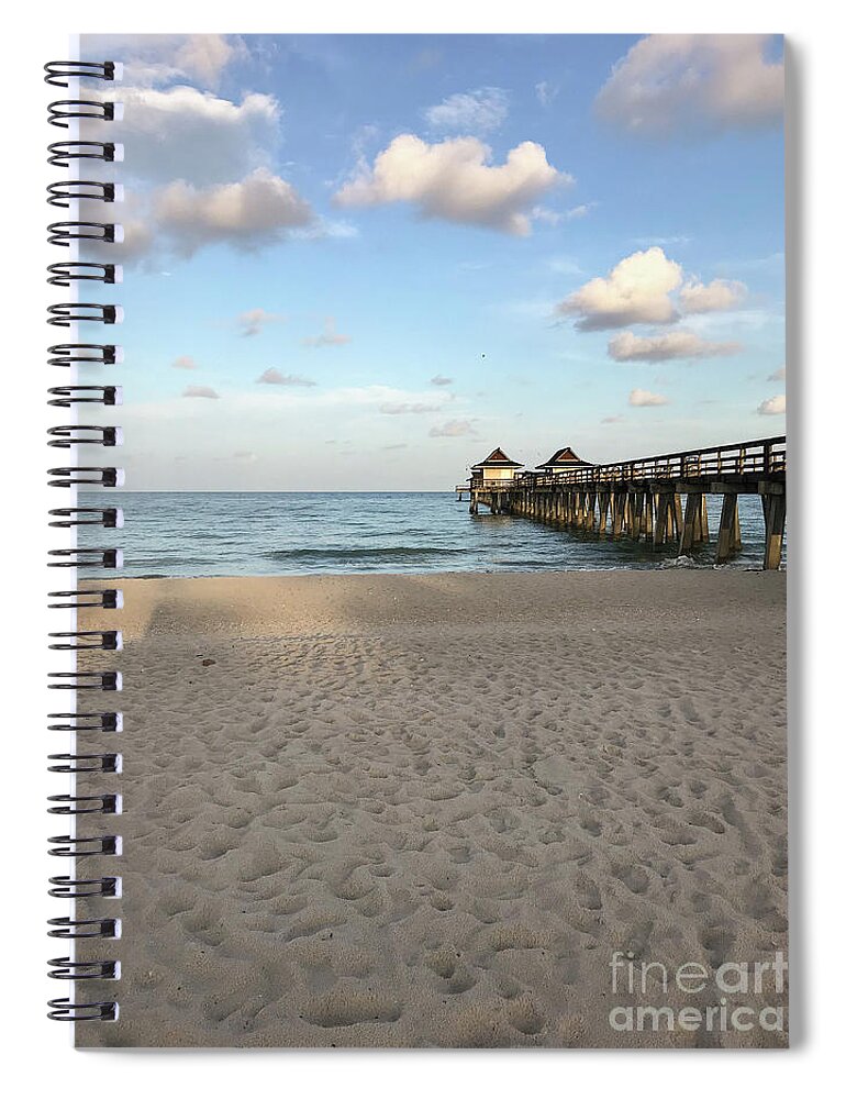 Coastal Spiral Notebook featuring the photograph Morning Vibes by Amy Lyon Smith