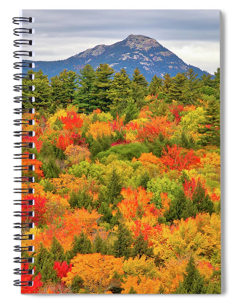 Mount Chocorua Spiral Notebook featuring the photograph Mount Chocorua by Juergen Roth