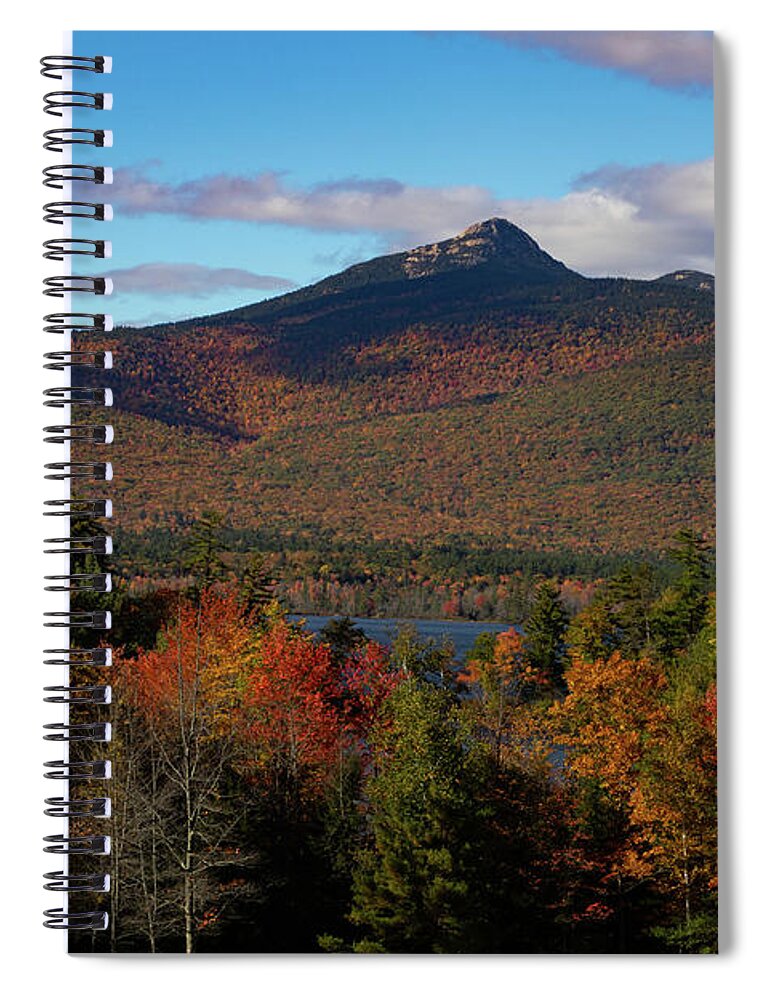 Chocorua Fall Colors Spiral Notebook featuring the photograph Mount Chocorua New Hampshire by Jeff Folger