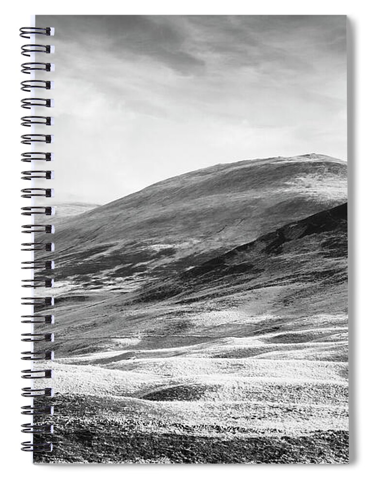 British Isles Spiral Notebook featuring the photograph Highland Mountains by Tanya C Smith