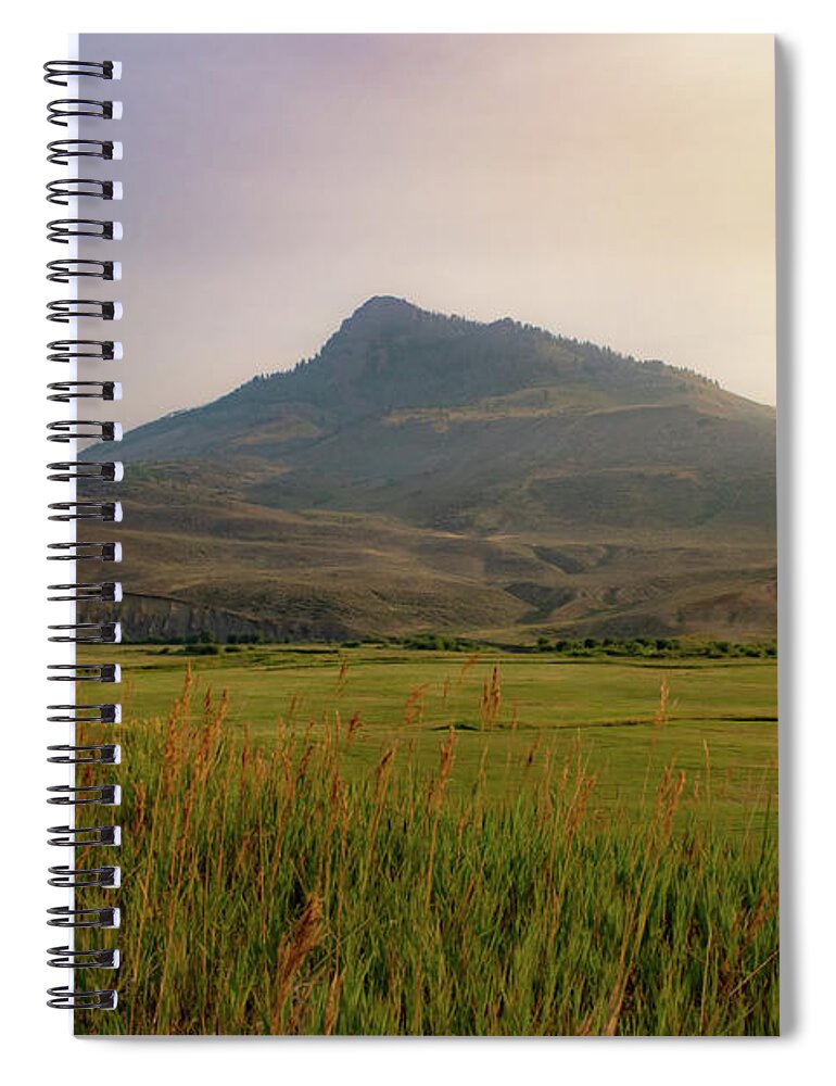 Mountain Spiral Notebook featuring the photograph Mountain Sunrise by Nicole Lloyd