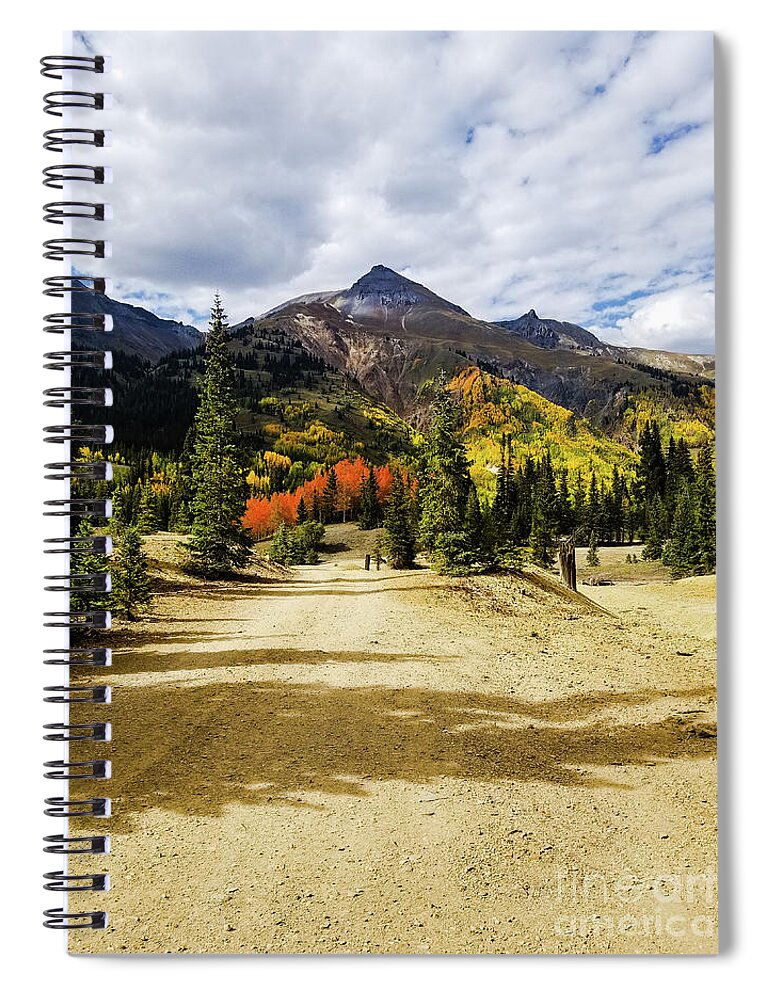 Colorado Spiral Notebook featuring the photograph Mountain View by Elizabeth M