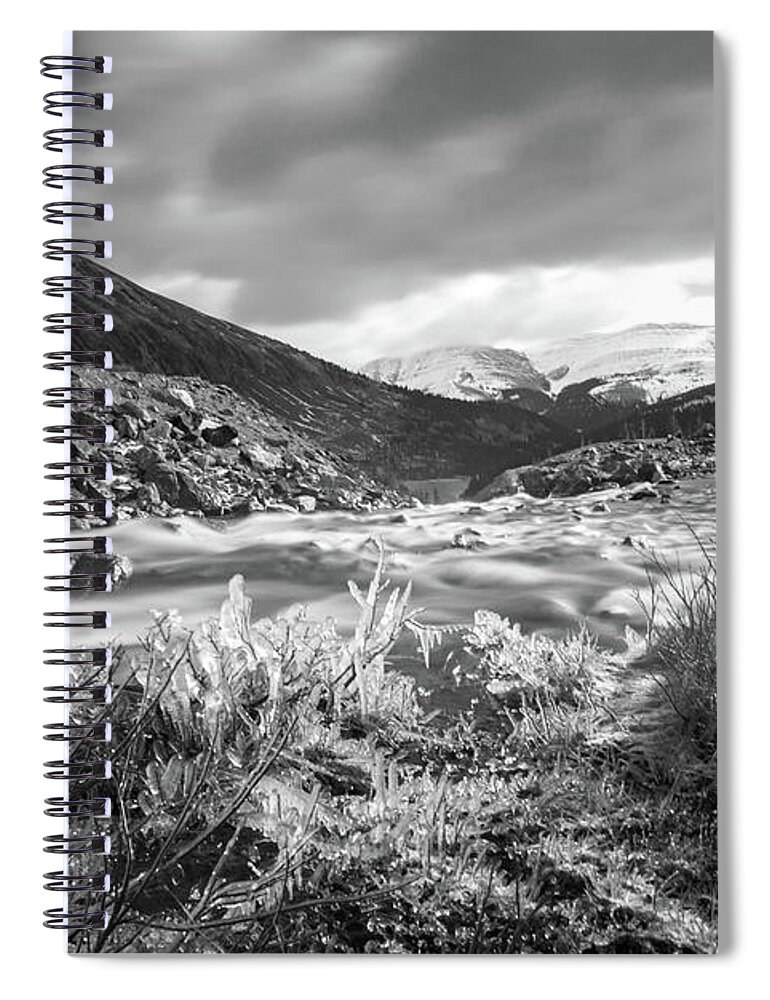 Colorado Spiral Notebook featuring the photograph Mountain Water by Dmdcreative Photography